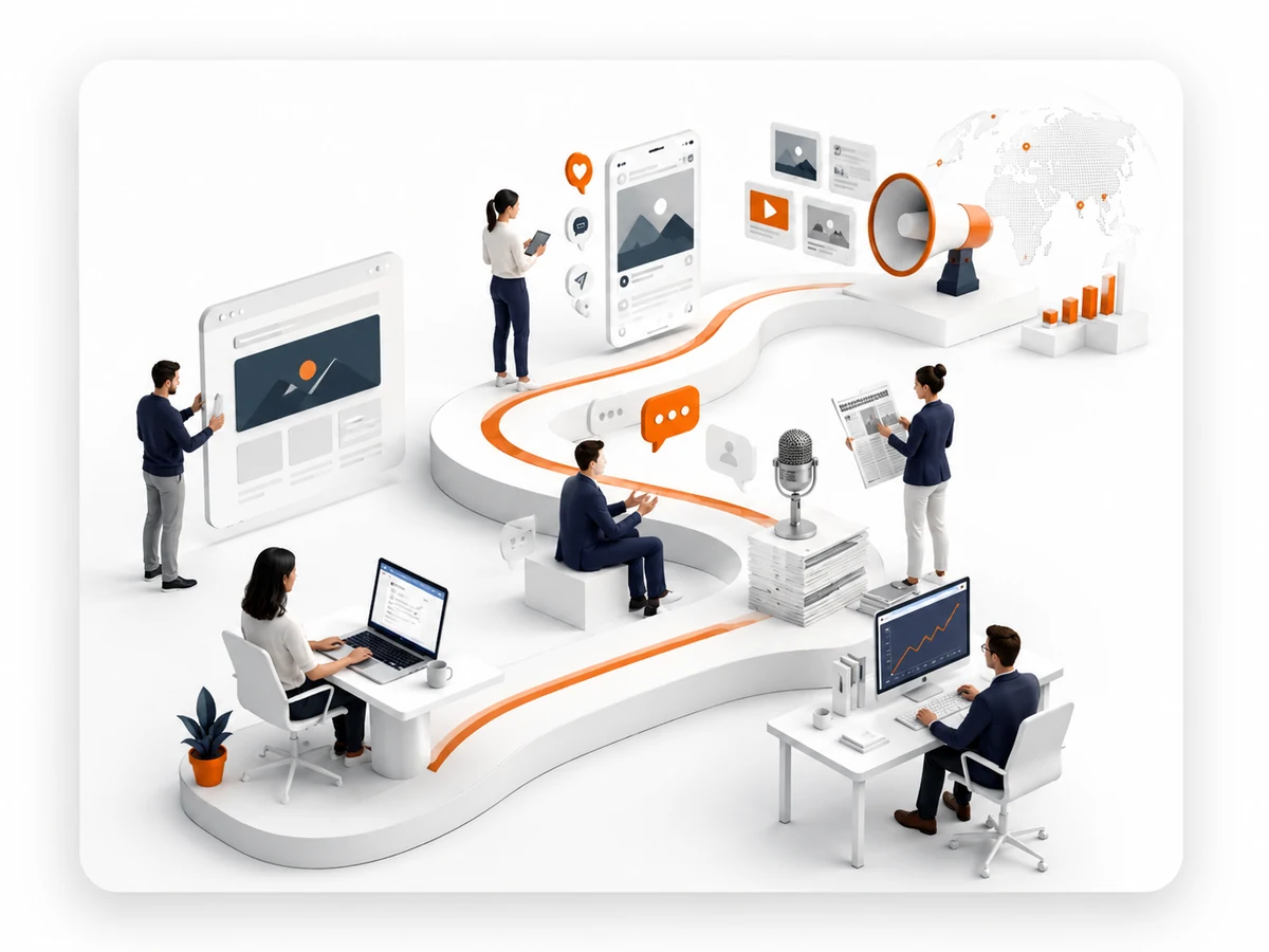 Agencia de comunicaciones 360° - Equipo trabajando