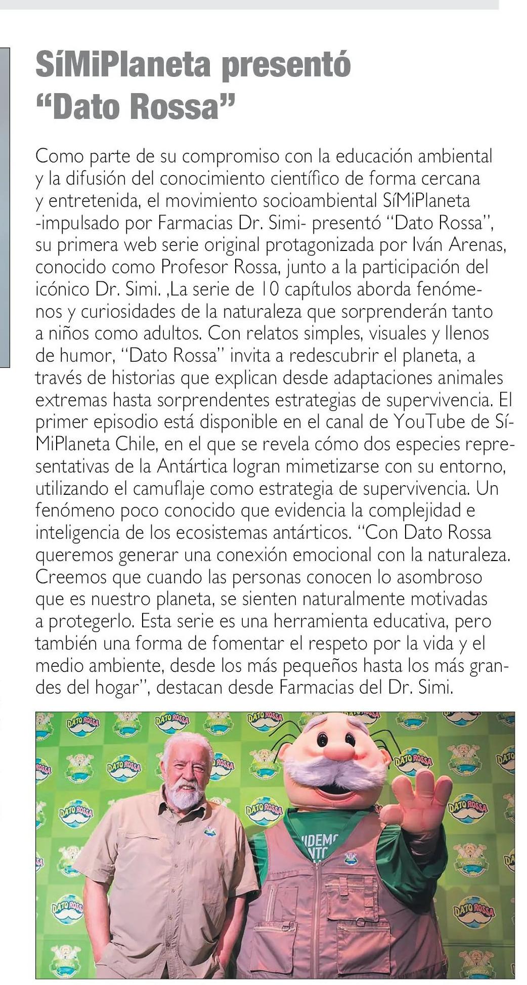 Cobertura de Dr. Simi en LUN
