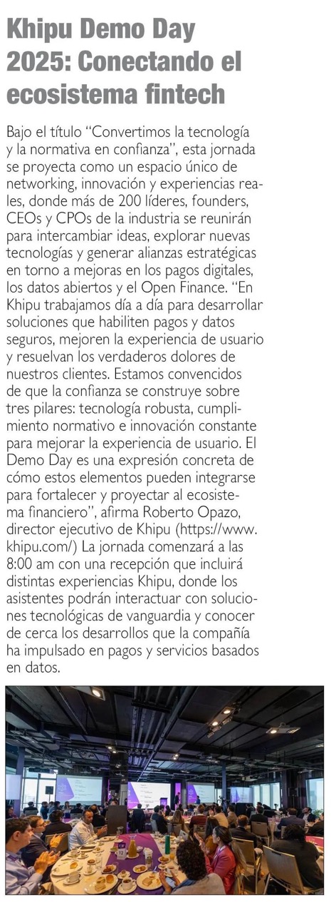 Cobertura de Khipu en LUN