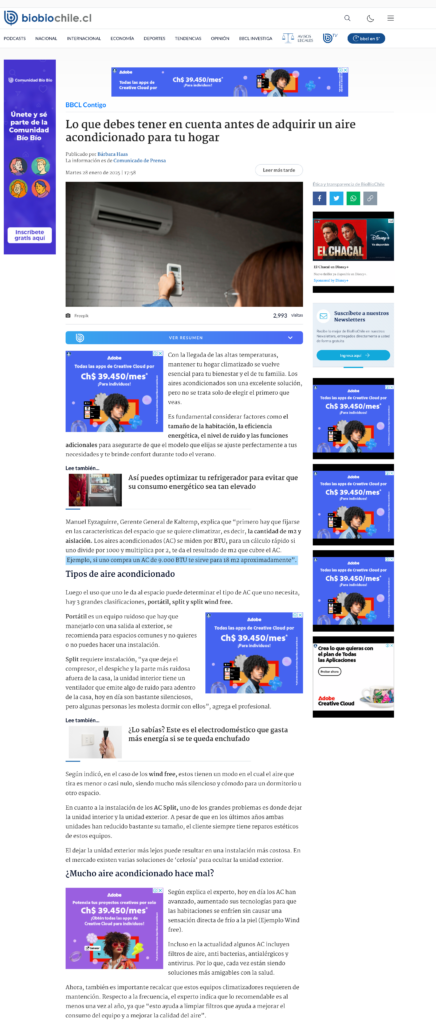 Aires acondicionados: ¿En qué fijarse para elegir el mejor?