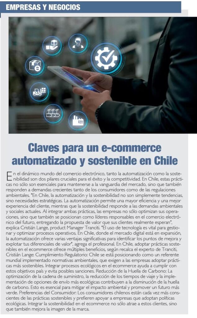Claves para un ecommerce automatizado y sostenible en Chile