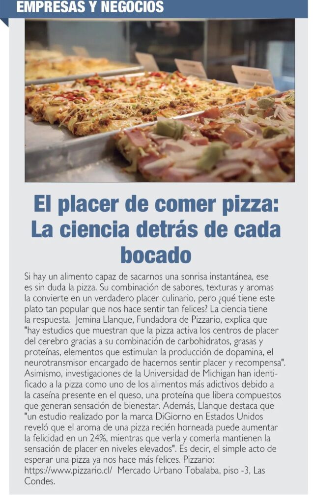 El placer de comer pizza: La ciencia detrás de cada bocado