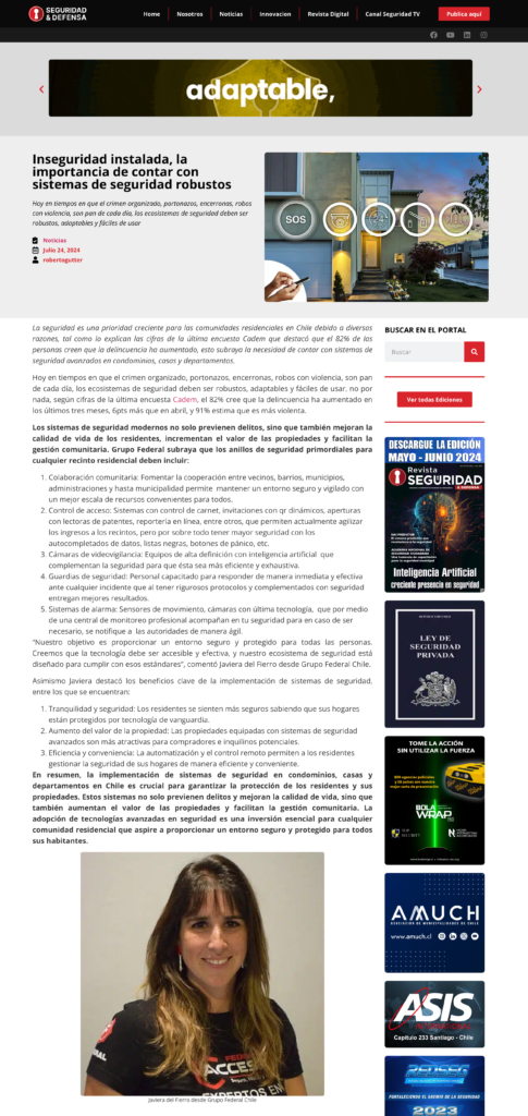 Inseguridad instalada, la importancia de contar con sistemas de seguridad robustos