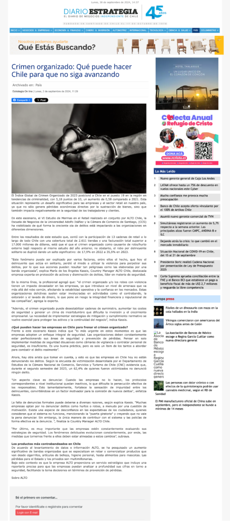 Las mermas desconocidas para el comercio y su capital humano en Chile