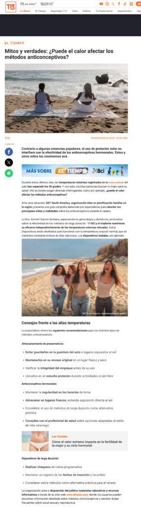 Mitos y realidades sobre anticonceptivos en verano: Una guía completa para disfrutar la temporada con seguridad