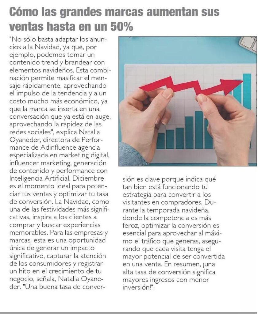 Navidad: Cómo las grandes marcas aumentan sus ventas hasta en un 50% en esta temporada