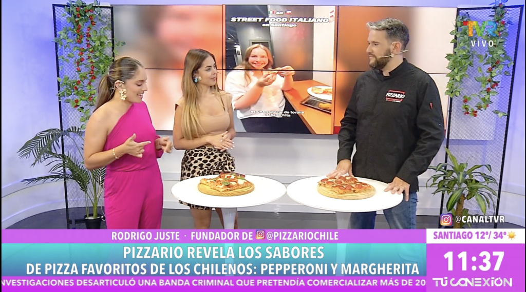 Pizzario revela los sabores de pizza favoritos de los chilenos: Pepperoni y Margherita