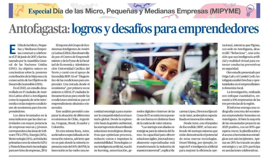 Startups impulsan la transformación del sector minero en Chile con soluciones tecnológicas disruptivas